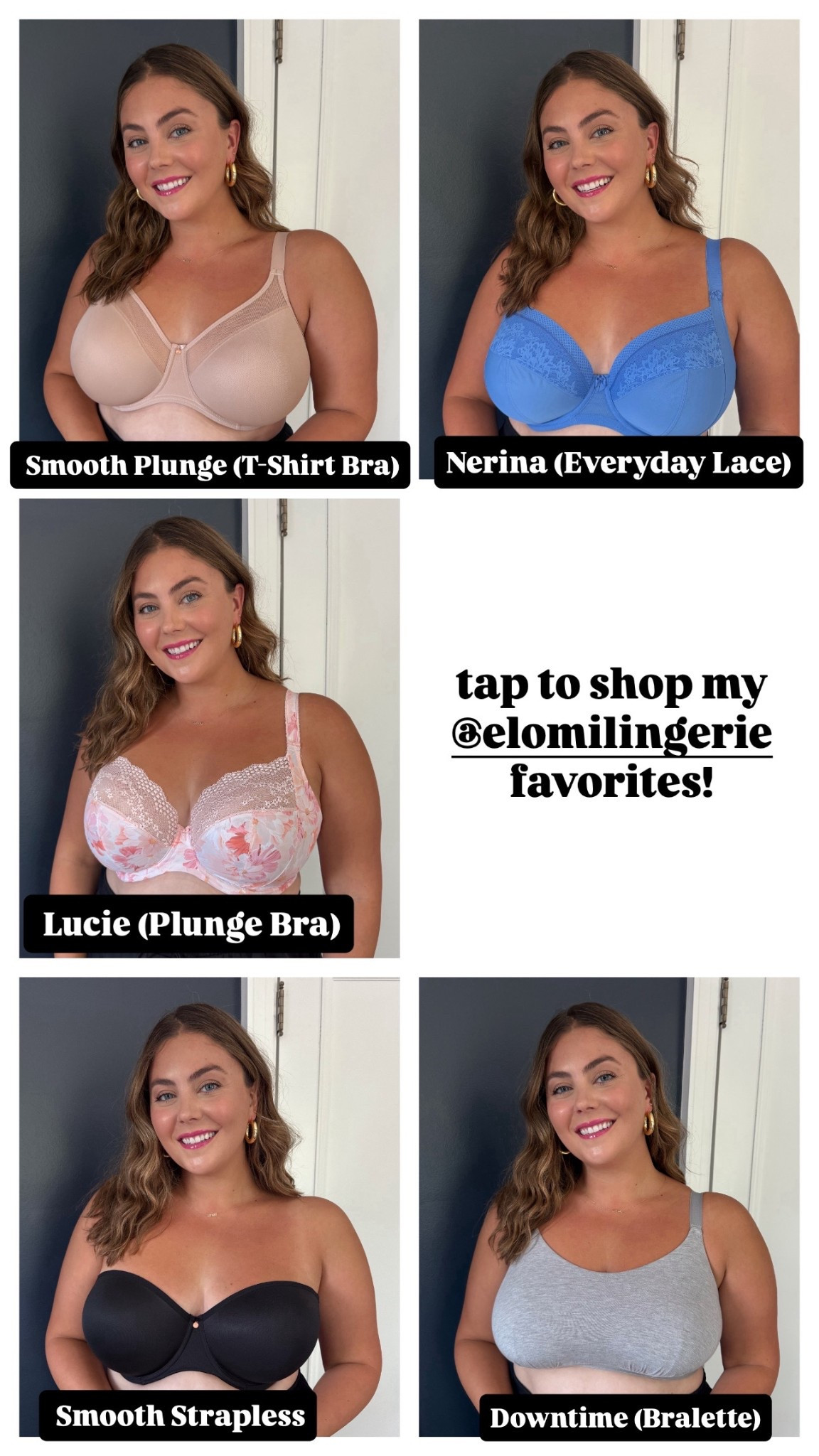 Shop my favorite @elomilingerie bras 💖 #ad

#LTKStyleTip #LTKPlusSize #LTKBeauty