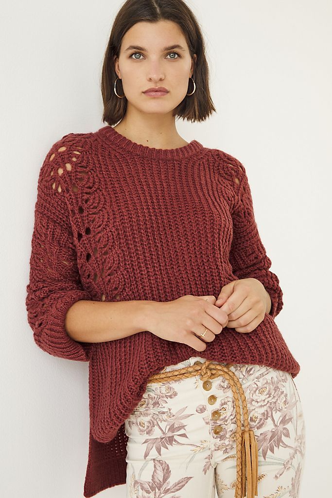 Devenne Pointelle Pullover | Anthropologie (US)