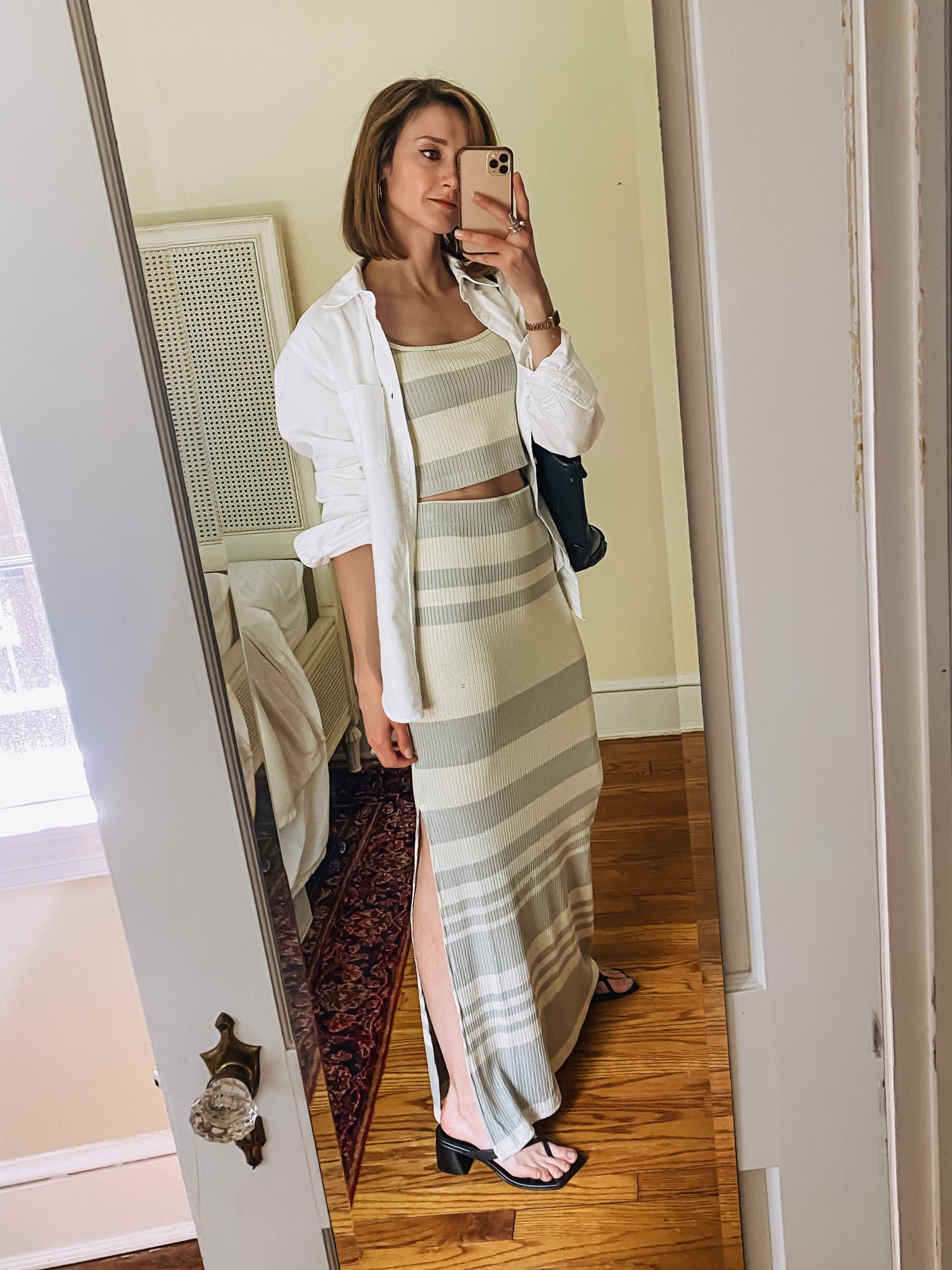 A beachy/summery matching skirt set for weekend fun! Both are on sale!

#LTKstyletip #LTKSeasonal #LTKsalealert