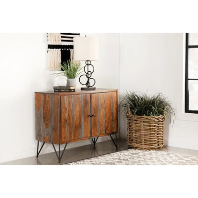 Grey Accent Cabinet With Adjustable Shelving, 30X40x16 Inches, For Book And In Primary Spaces Shelf Wood Cabinet, Modern, Storage | Wayfair North America