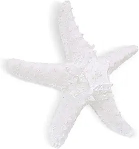 Creative Mediterranean Style Design Beach Starfish Resin Five-Pointed Star in White Home Restaura... | Amazon (US)
