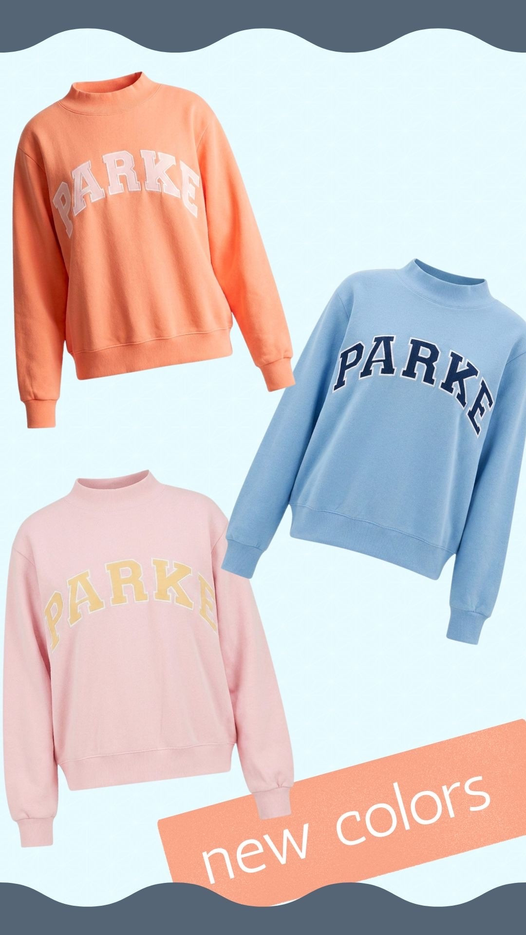 New PARKE sweatshirts

#LTKootd #LTKgrwm #LTKOver40