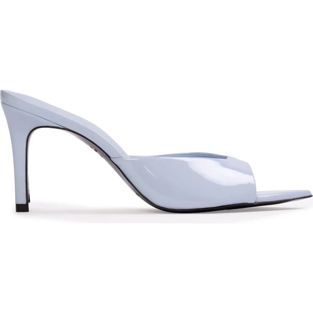 BLACK SUEDE STUDIO Brea 80 Mule in Sky Blue Patent Leather at Nordstrom, Size 41 | Nordstrom