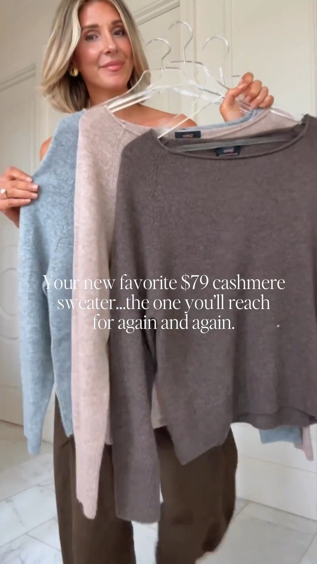 Love this lightweight super soft cashmere sweater. Comes in 5 colors. I'm wearing size small!

#LTKootd #LTKPetite #LTKOver40