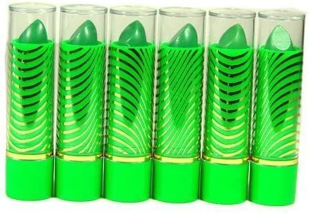 Aloe Vera Color Change Mood Lipstick Assorted Lipsticks 6 pc Green | Amazon (US)