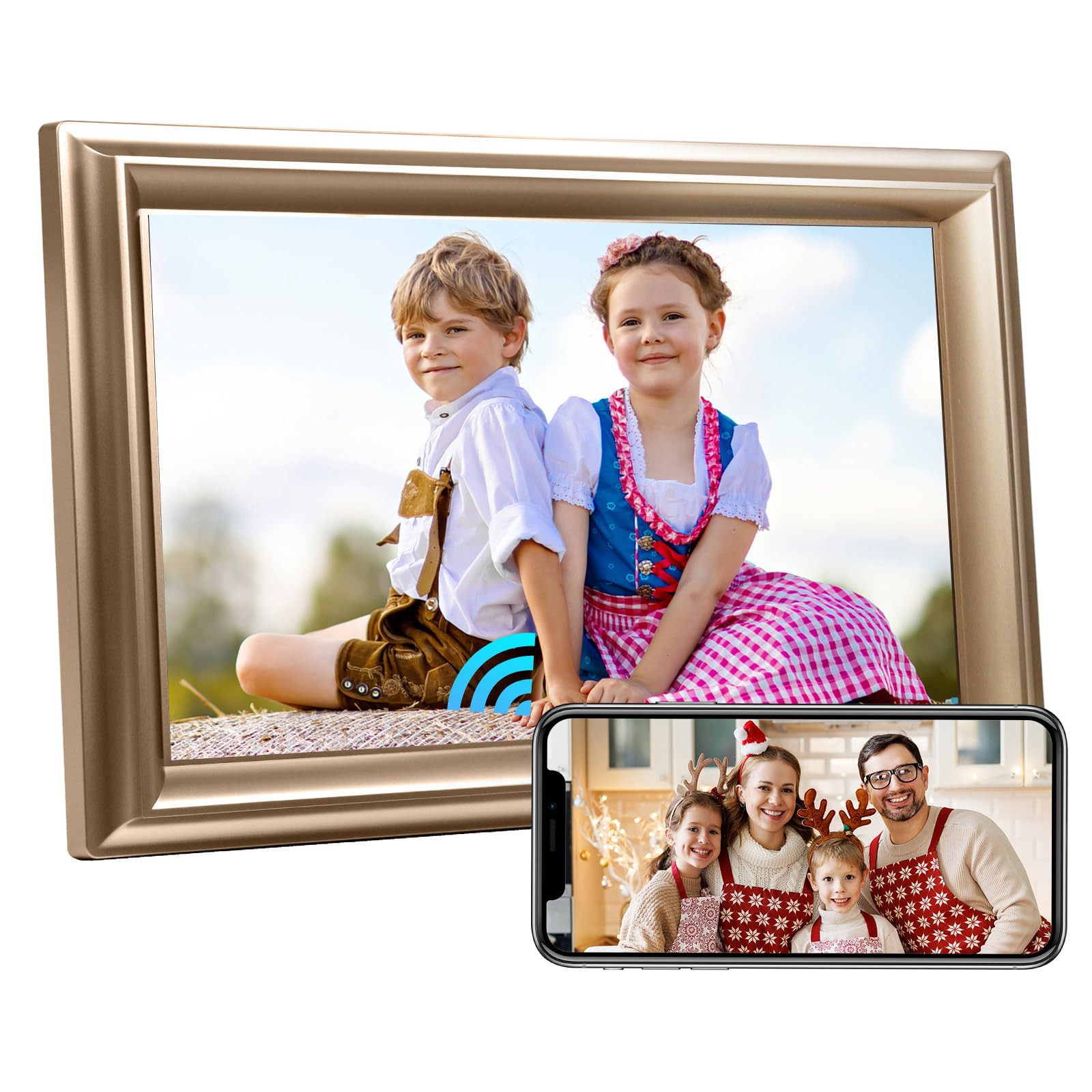 WiFi Digital Picture Frame 10.1Inch IPS 1280x800HD Cloud Smart Digital Photo Frame,16GB Storage, ... | Amazon (US)