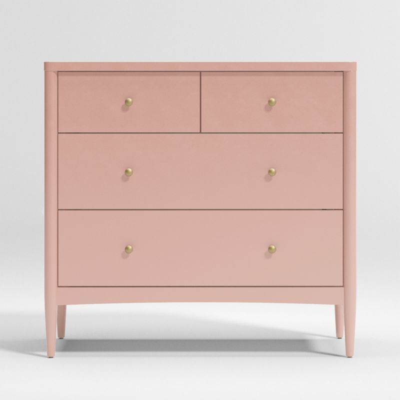 Kids Hampshire Blush 4-Drawer Dresser | Crate and Barrel | Crate & Barrel