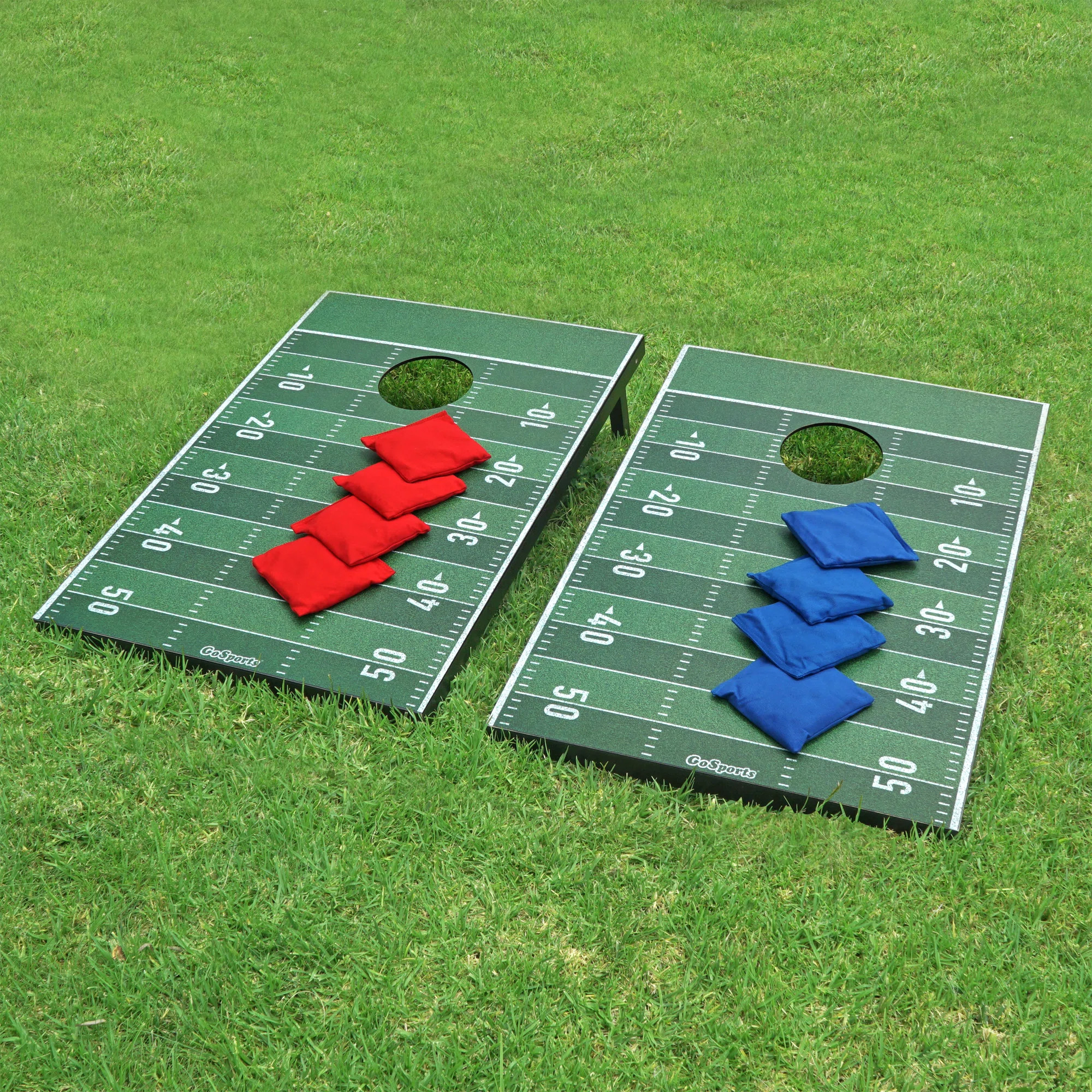 10 Piece Football Cornhole Board Set | Wayfair North America