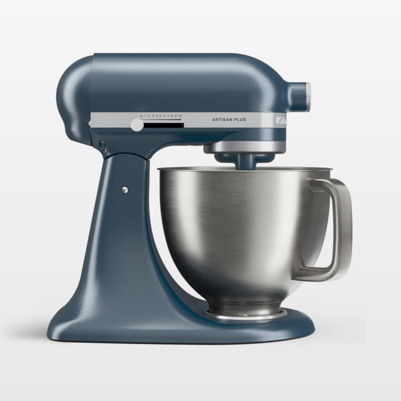 KitchenAid ® Artisan® Plus Steel Blue 5-Quart Tilt-Head Stand Mixer | Crate & Barrel