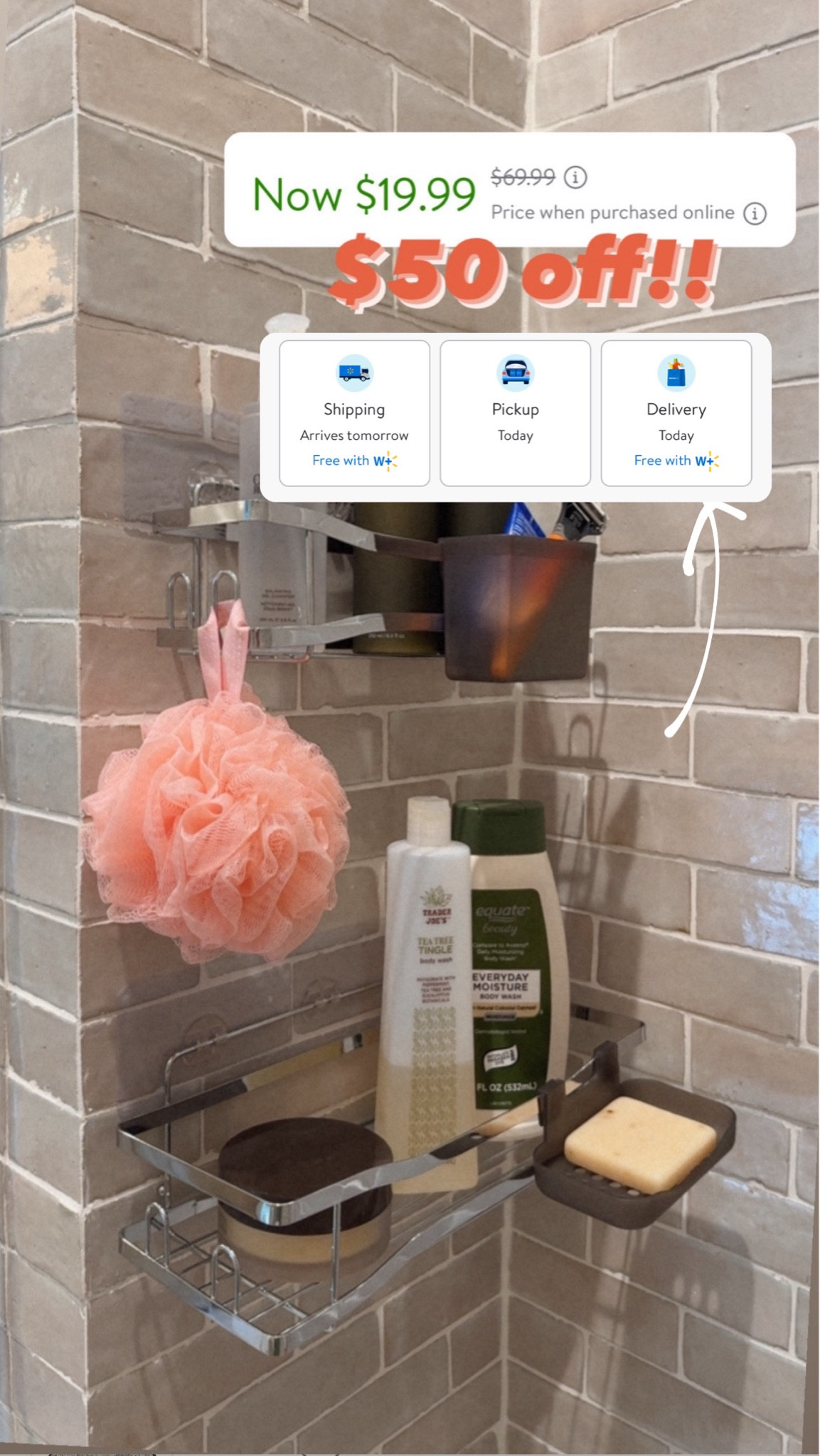 The love I have for these shower organizers is unmatched!! I have them in every shower now, including Sloan’s dorm!

#walmartpartner @walmart 

#LTKHome