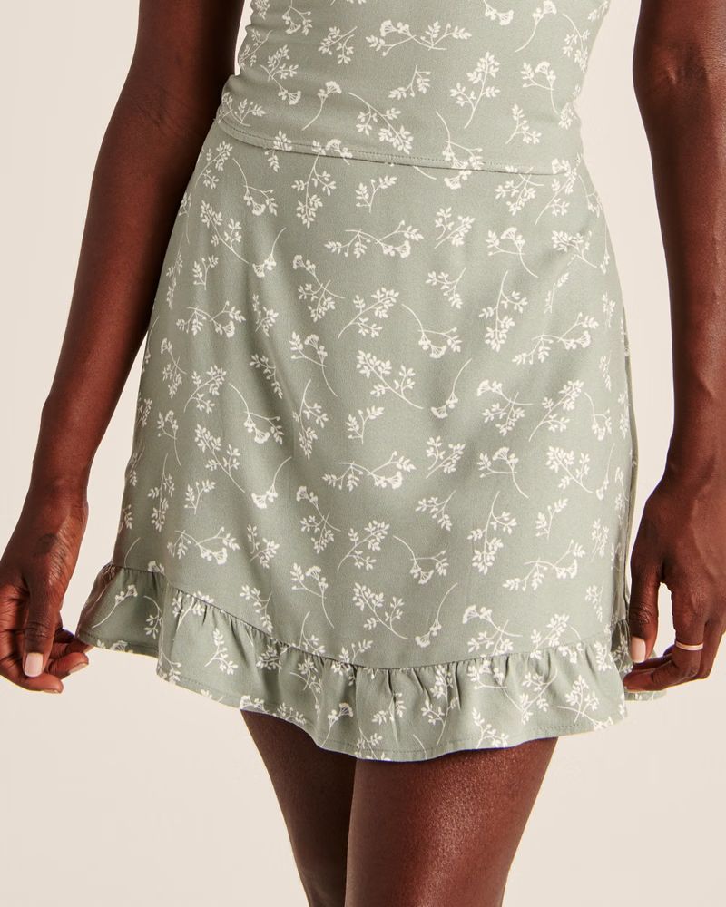 Ruffle Mini Skirt | Abercrombie & Fitch (US)
