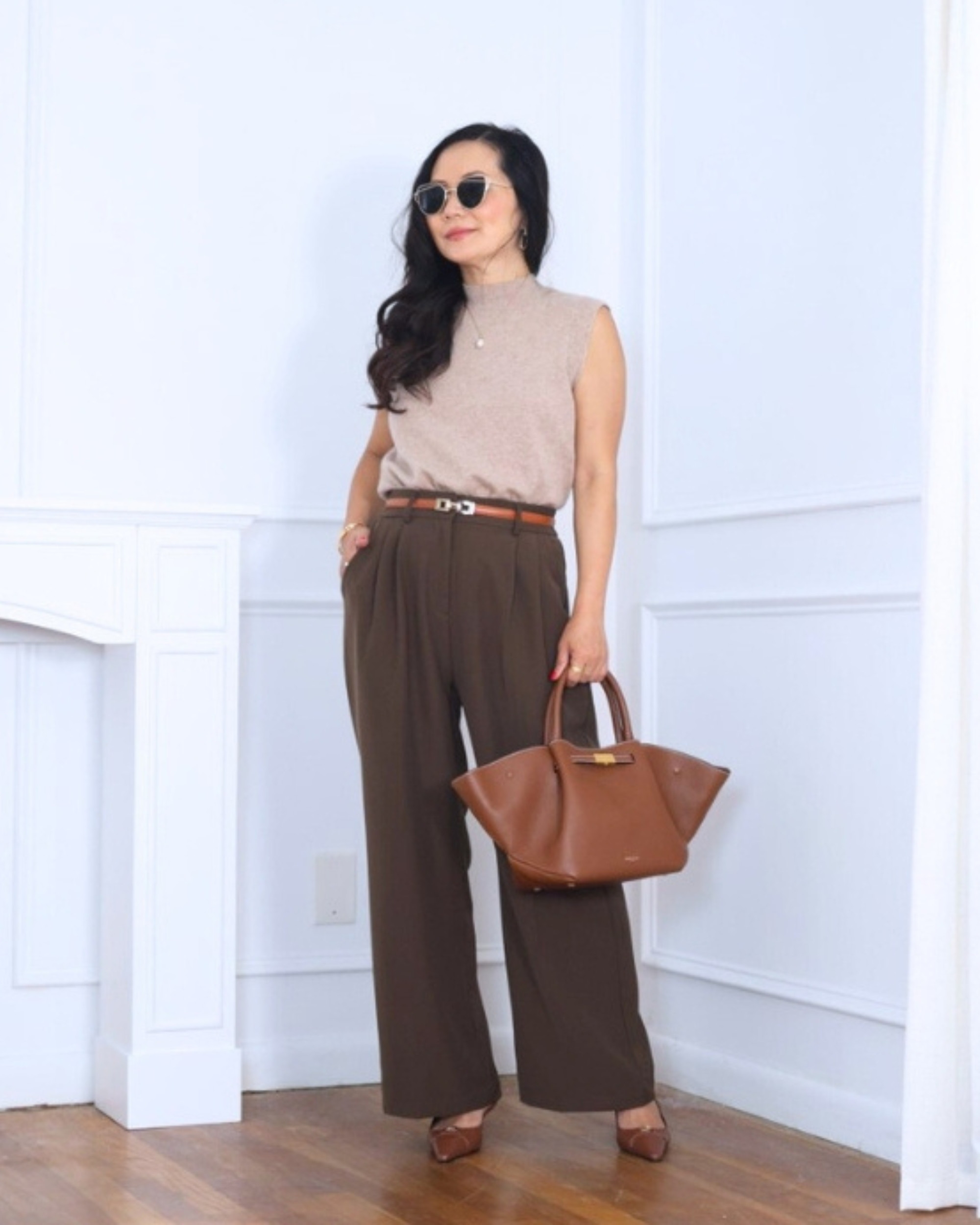 Wearing my Quince mock neck top with flowy palazzo pants from Amazon and heels from Mango—easy, chic, and polished. I’m 5’2, wearing size S.

#LTKStyleTip #LTKPetite #LTKOver40