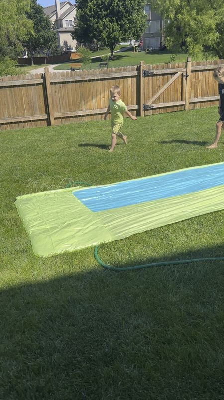 ☀️feels like summer! ☀️ got out the slip n slide to welcome in the summer temps and being out of school! 

#LTKVideo #LTKSeasonal #LTKKids