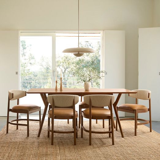 Mid-Century Extendable Dining Table (39"–92") | West Elm (US)