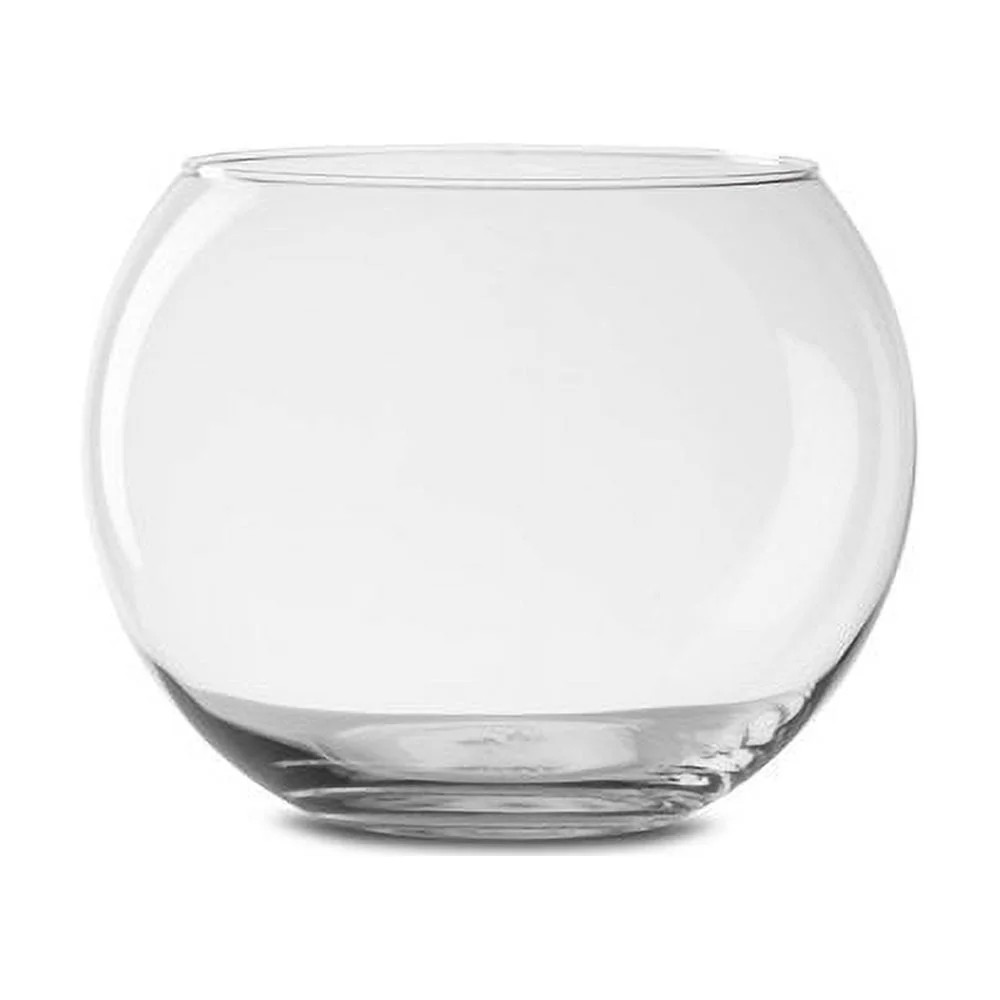 Libbey Clear Glass 12" Bubble Ball Floral Vase | Walmart (US)