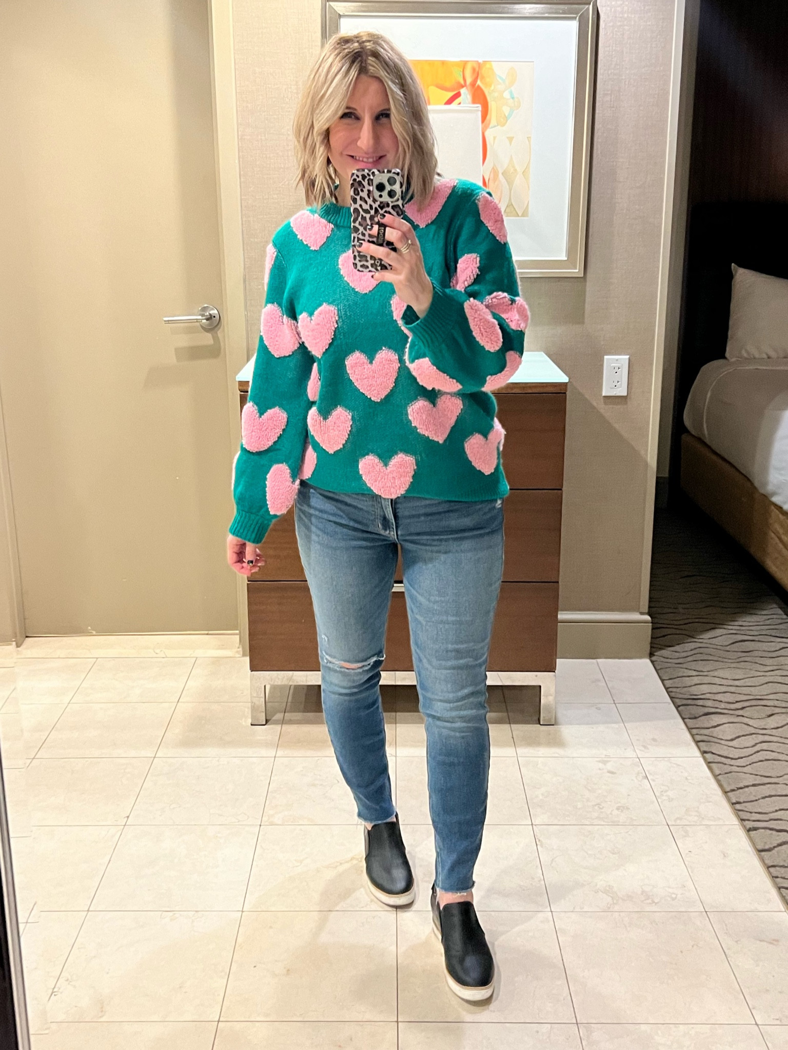 My absolute favorite heart sweater is back at pink lily! 
Valentines sweater, valentines outfit, winter outfit 

#LTKSeasonal #LTKFindsUnder50