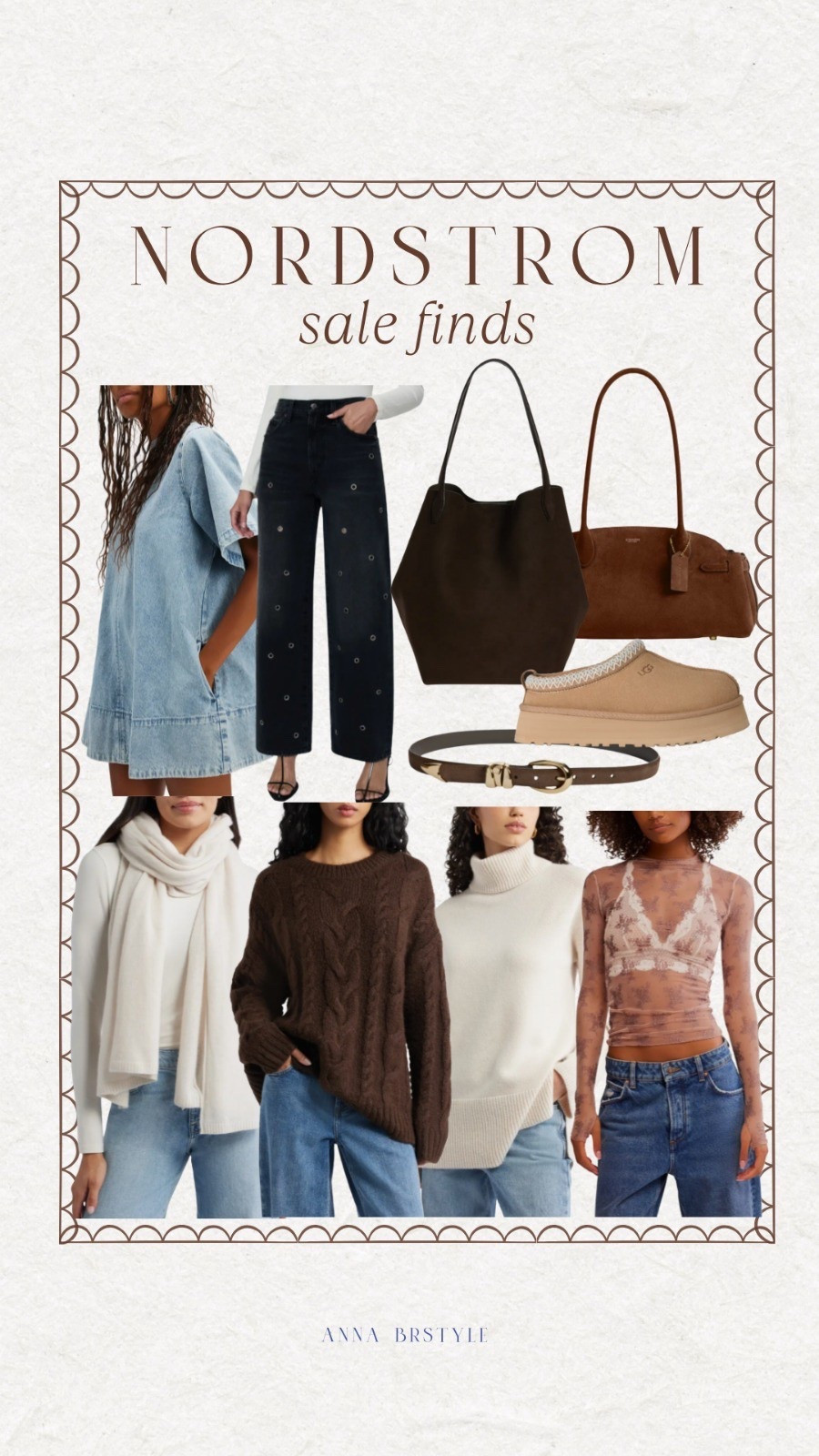 Nordstrom sale finds, scarf, denim dress, free people sale, coach bag sale, ugg sale, annabrstyle.

#LTKSaleAlert