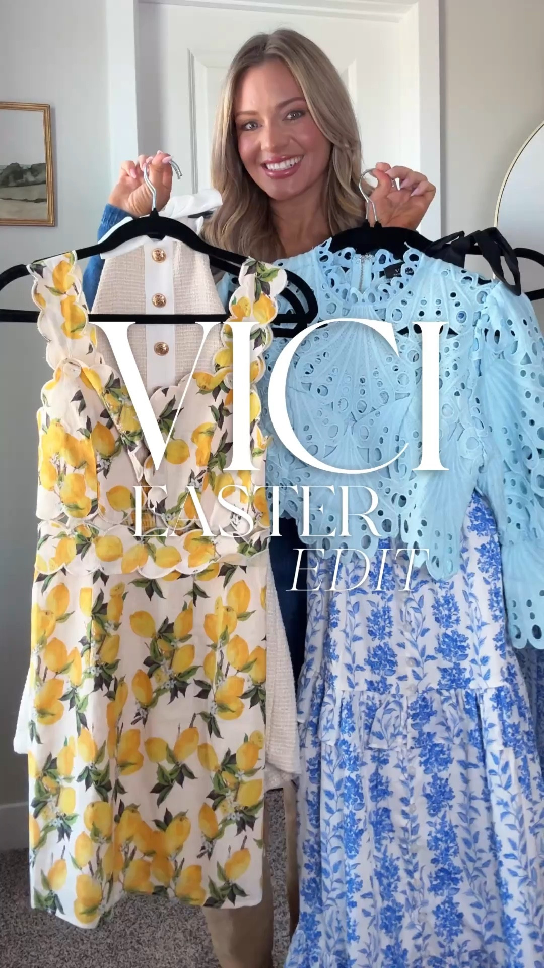 The @VICI  Easter Edit is dangerously cute 🐣🌸

Lemon print mini, blue eyelet, a dreamy floral maxi and the tweed romper that might be my personality now. Spring outfits just hit different this time of year. Which one are you stealing for Easter brunch? 🐰 Use code HALEIGH35 to save 💐

#VICICollection
#VICIDolls
#SpringOutfitInspo
#EasterStyle
#SpringFashion

#LTKSpringSale #LTKootd #LTKSeasonal