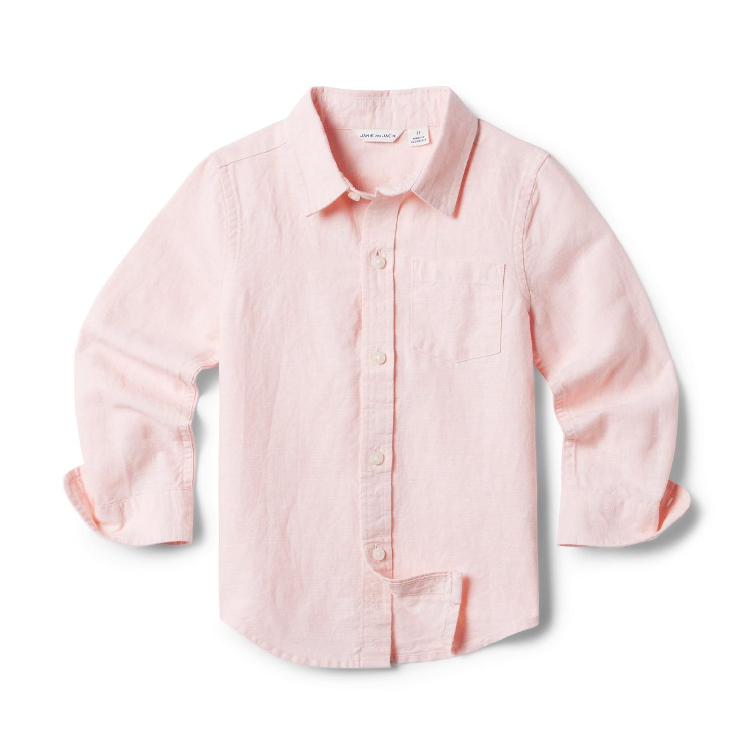 The Linen-Cotton Shirt | Janie and Jack