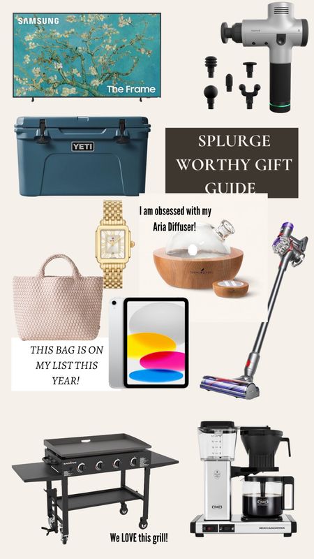 Splurge worthy gift guide! All of these items are a bit pricier, but totally worth it! I have so many of these and LOVE them!
Christmas / holiday gift guide / gift ideas / Christmas ideas / luxury gifts 

#LTKhome #LTKGiftGuide #LTKHoliday