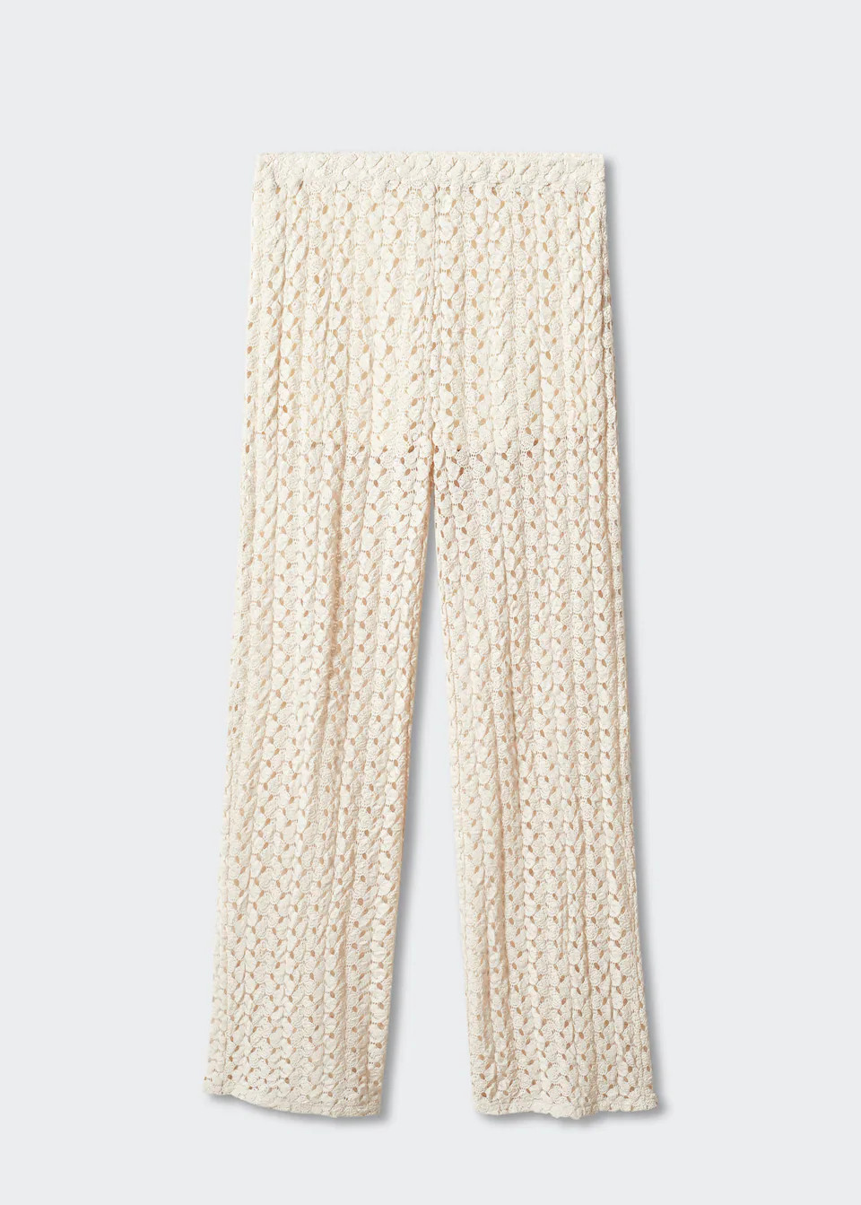 Straight crochet pants | MANGO (US)