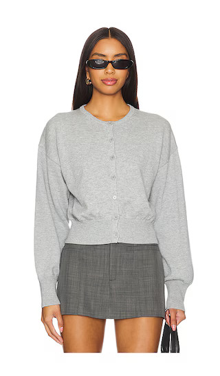 Kehlani Knit Cardigan in Heather Grey | Revolve Clothing (Global)