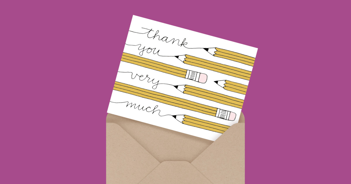 Thank You Pencils | Postable | Postable