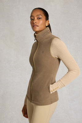 Country Fleece Gilet (Mocha) | Holland Cooper