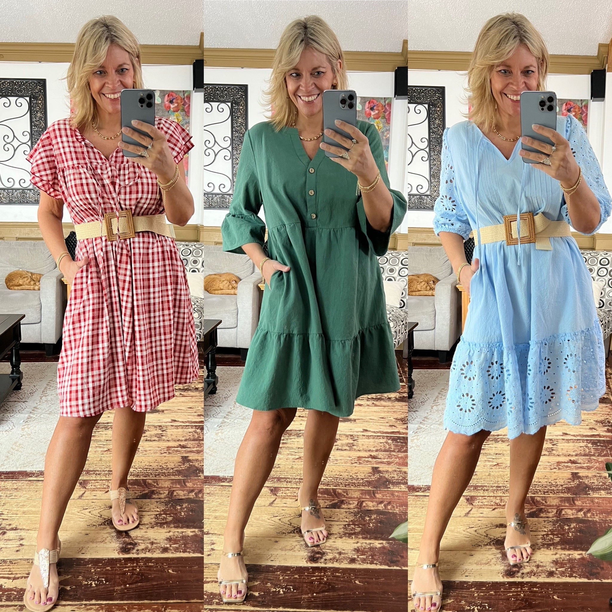 Cotton dresses from Bloomchic. Size 12 in each style. 

#LTKSeasonal #LTKOver40 #LTKMidsize