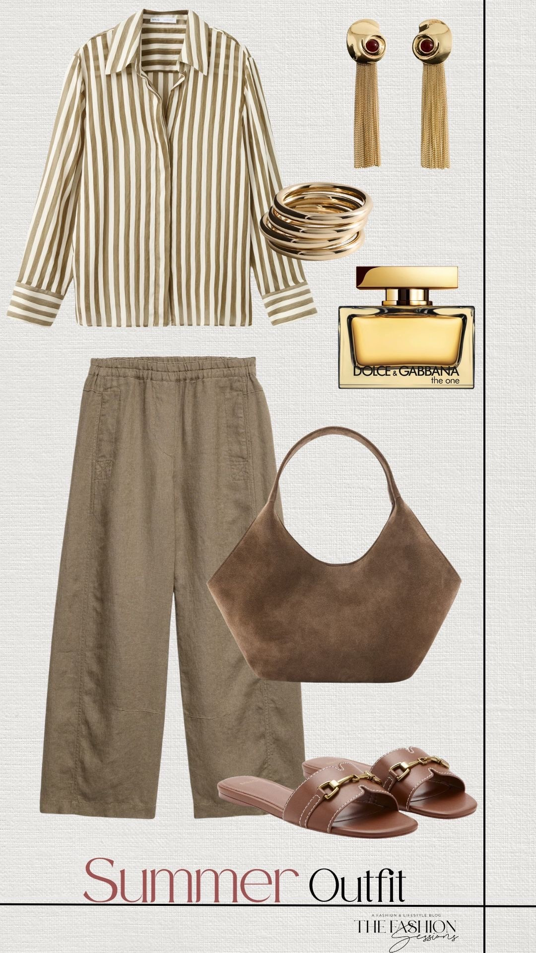 Summer Outfit | Striped Button Down | Linen Pants | Suede Bag | 

#LTKSeasonal #LTKootd