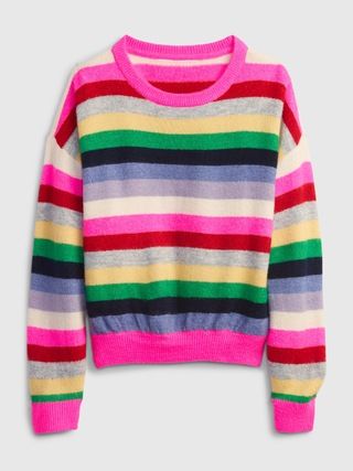 Kids Print Crewneck Sweater | Gap (US)
