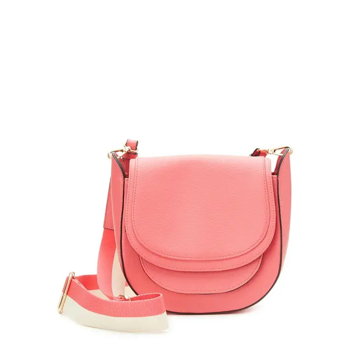 Time and Tru Women's Riverdale Crossbody Saddle Bag | Walmart (US)