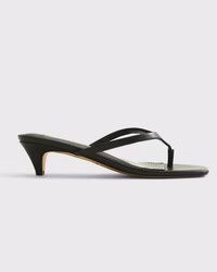 Thong Kitten Heel Sandals | Abercrombie & Fitch (US)