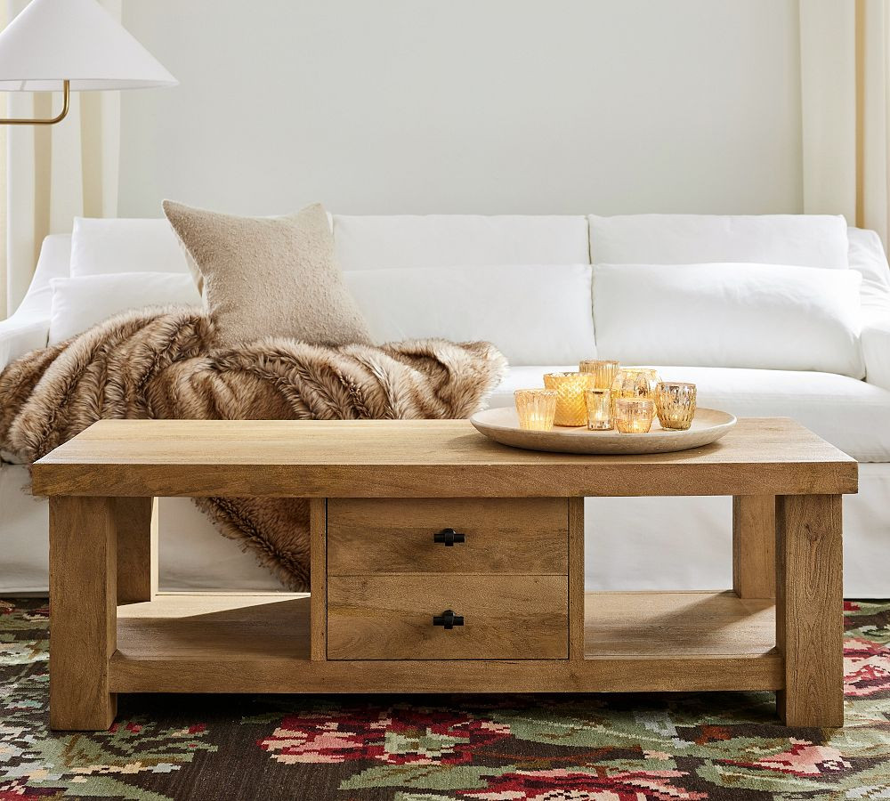 Oakleigh Rectangular Coffee Table | Pottery Barn (US)