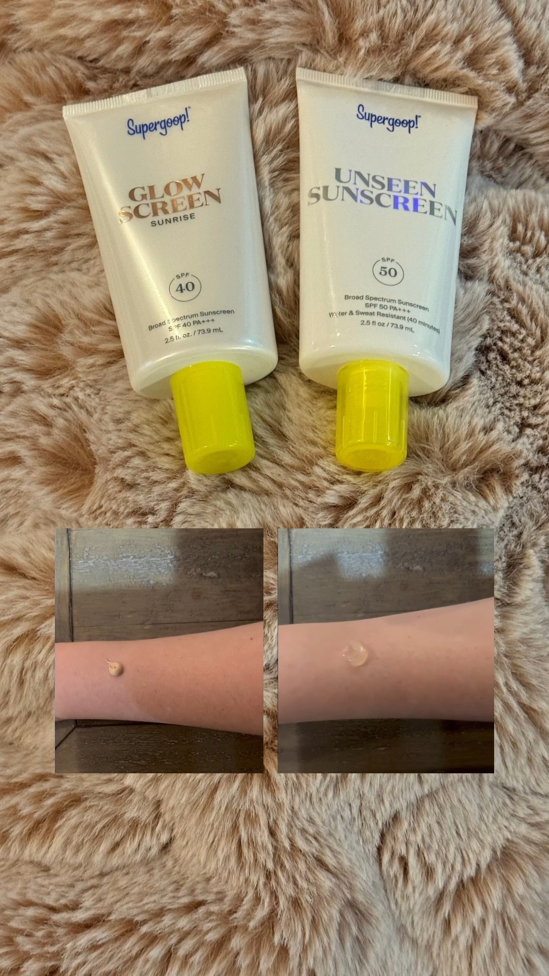 Supergoop glow vs unseen sunscreeen! 

#LTKGiftGuide #LTKBeauty