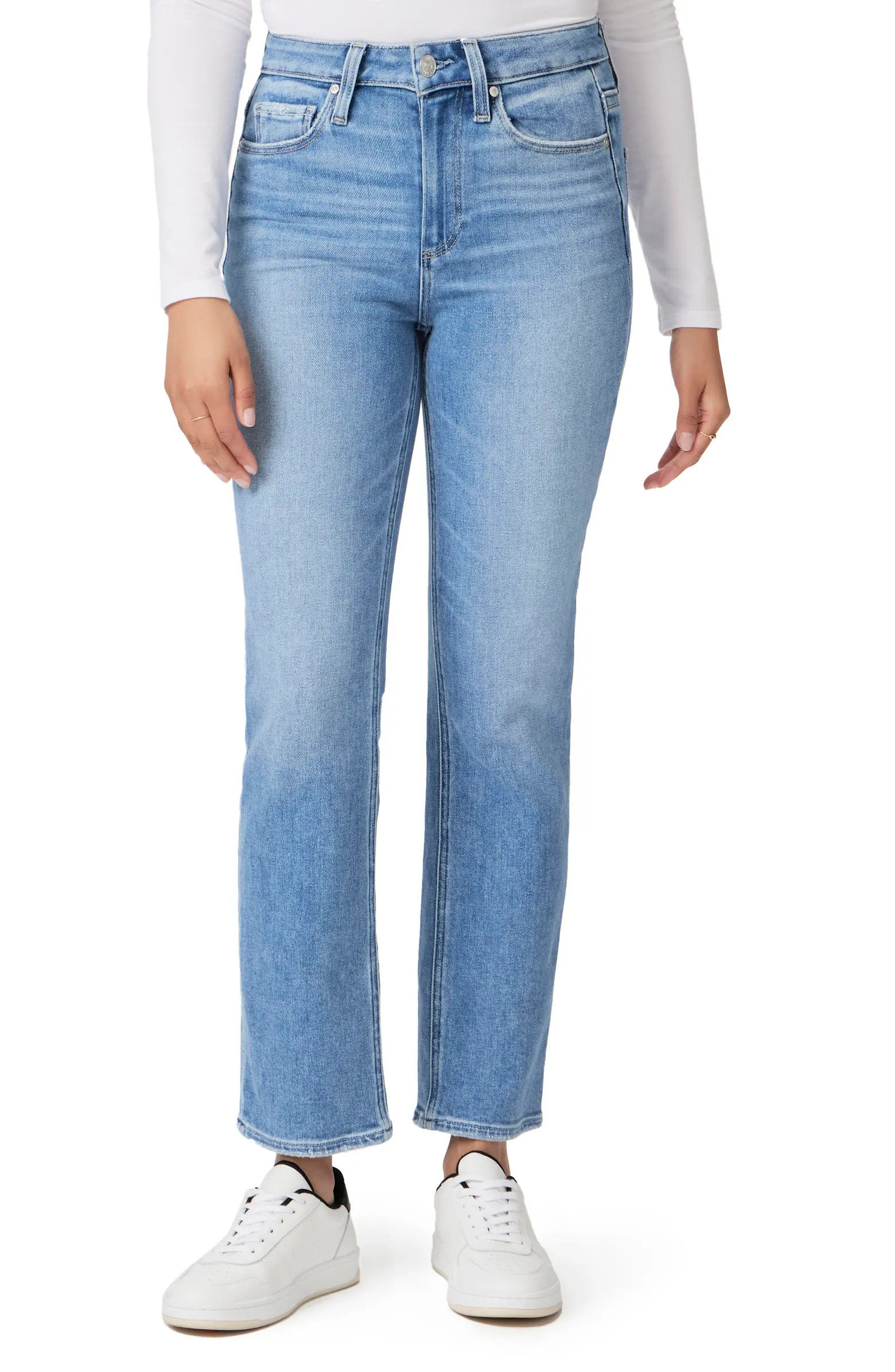 Cindy High Waist Ankle Straight Leg Jeans | Nordstrom