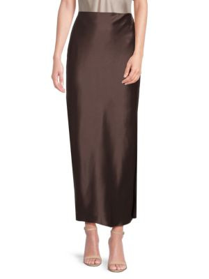 Satin Side Slit Maxi Skirt | Saks Fifth Avenue OFF 5TH