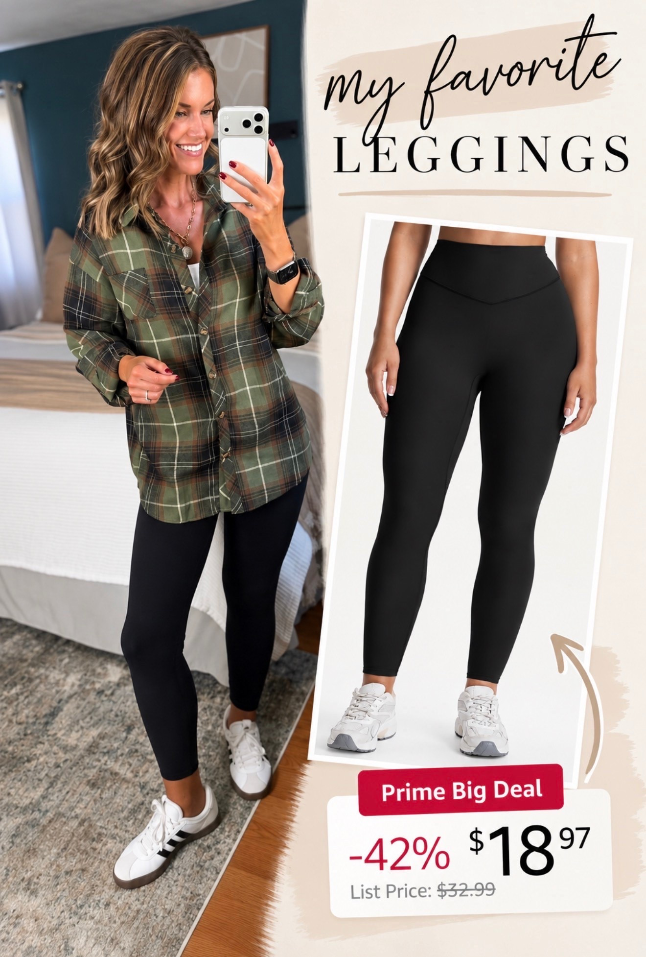 My favorite leggings are on price drop. Wearing medium in top and leggings