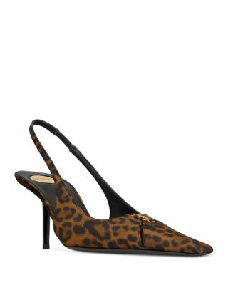 Saint Laurent Women's Babylone Breteuil Slingback Pumps | Bloomingdale's (US)
