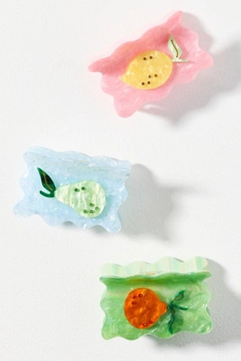 Frasier Sterling Maui Hair Claw Clips, Set of 3 | Anthropologie (US)
