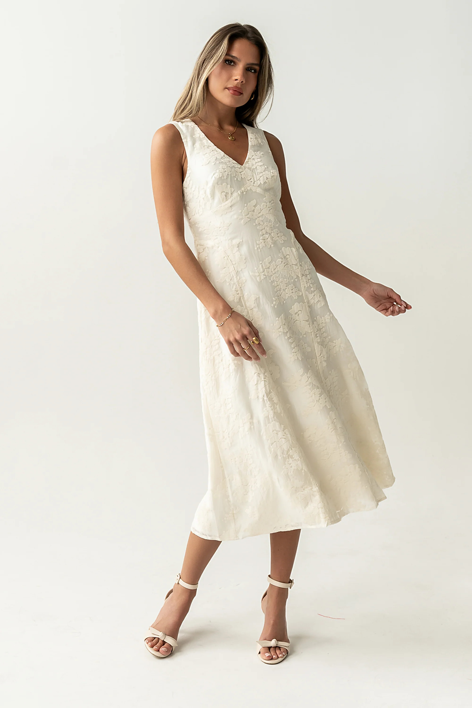 Ariel Embroidered Midi Dress | Böhme US