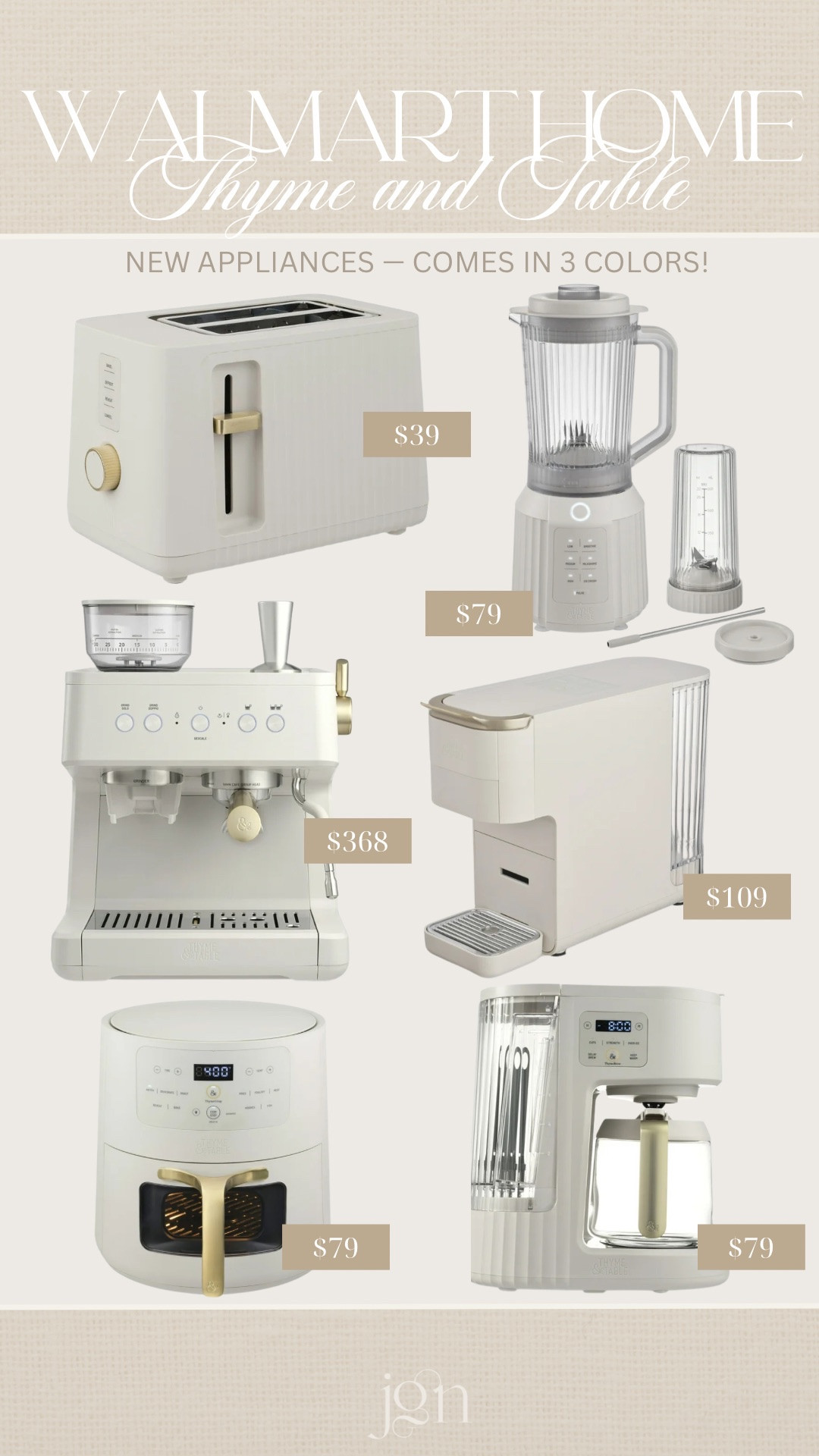 New Walmart home from Thyme and Table — appliances that are GORGEOUS! Obsessed with the details 🤎

#walmart #walmarthome #walmartfinds #appliances #espressomachine #affordablehome

#LTKFindsUnder100 #LTKHome #LTKSeasonal