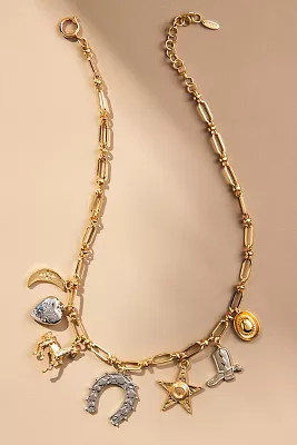Western Charm Paperclip Necklace | Anthropologie (US)