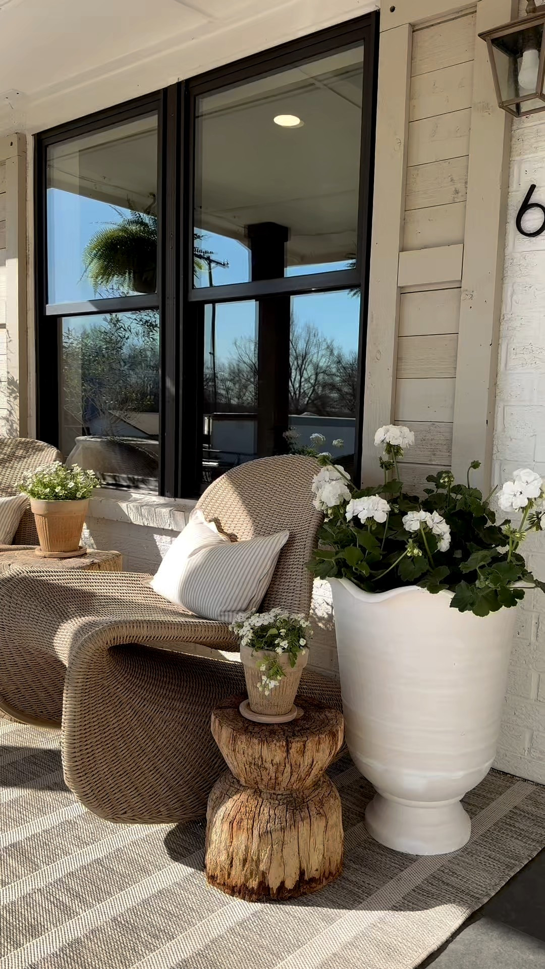 I found the prettiest affordable scallop white planters!! Under $50 and comes in 2 sizes. Notice mine have a little brighter white spots? They flew off our truck on the way home and rolled down the highway so I had to paint some spots but they didn’t break not even in one spot. So I’d say they are DURABLE! @lowes 

#LTKHome #LTKSeasonal