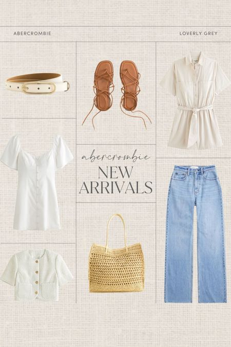 Abercrombie new arrivals. I love this button front linen dress and high waisted jeans. 

#LTKSeasonal #LTKbeauty #LTKstyletip