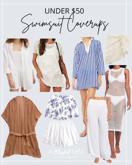 Swimsuit coverups for spring break and travel. From stripes to neutral pieces  

#LTKswim #LTKfindsunder50 #LTKfamily