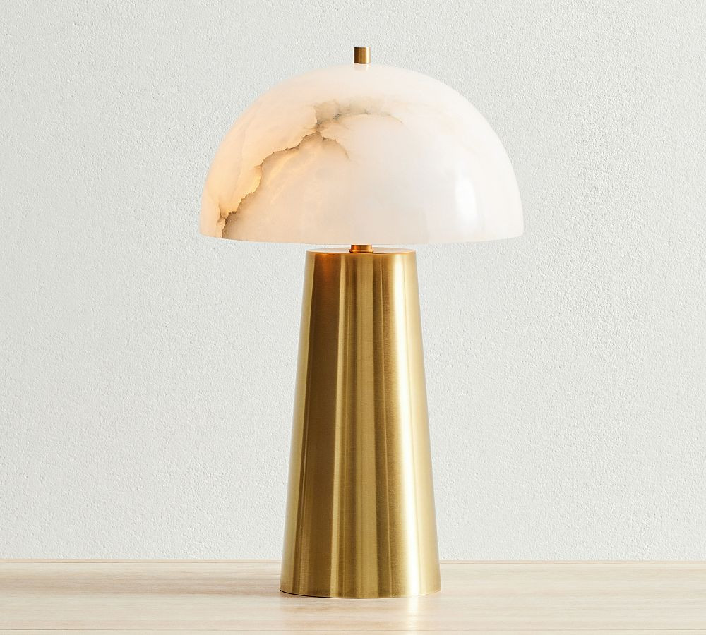 Stella Alabaster Dome Table Lamp | Pottery Barn (US)