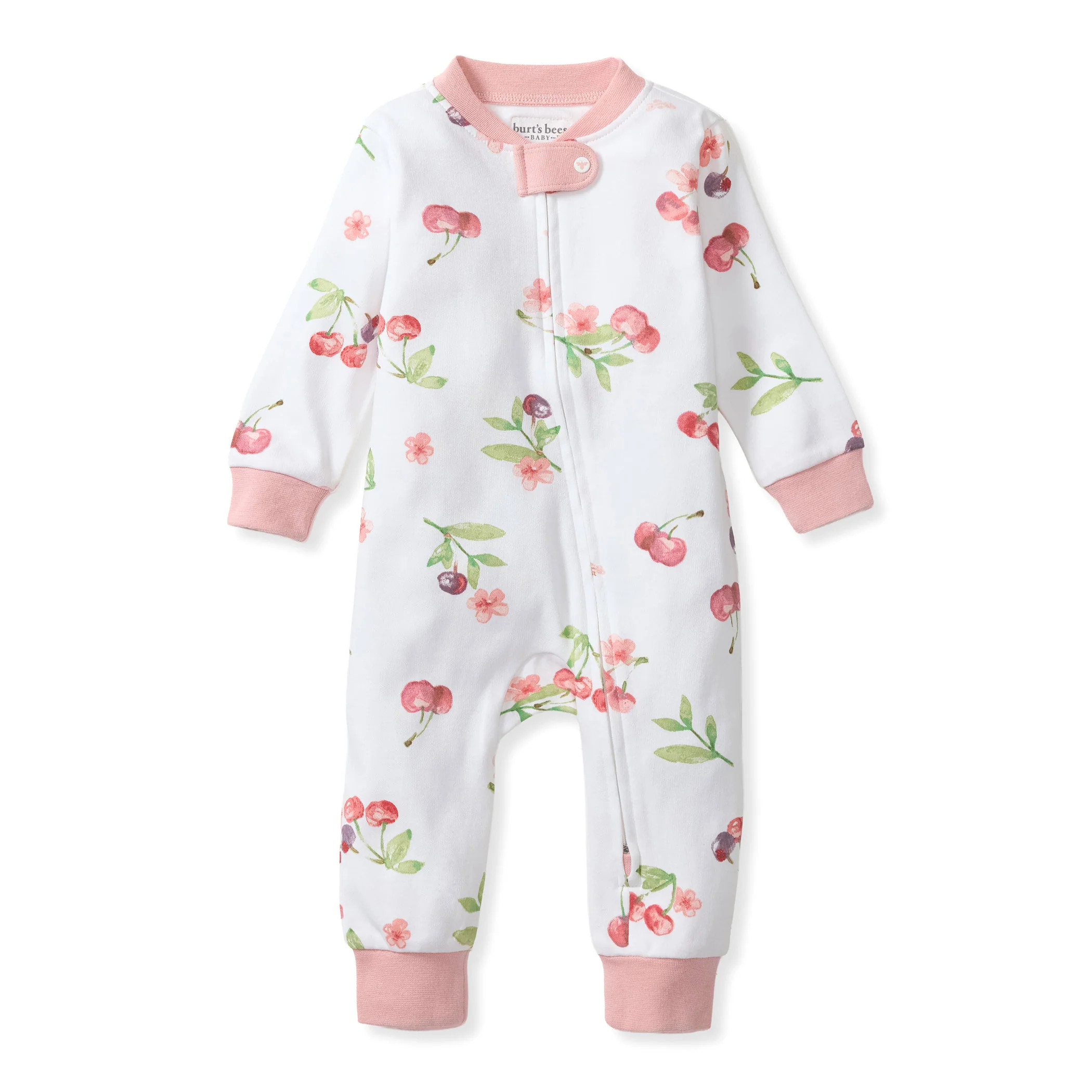 Cherries & Blossoms Organic Cotton Sleep & Play | Burts Bees Baby