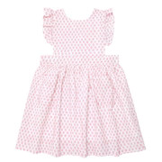 minnow x sister parish girls nectar leaf pinafore dress | minnow