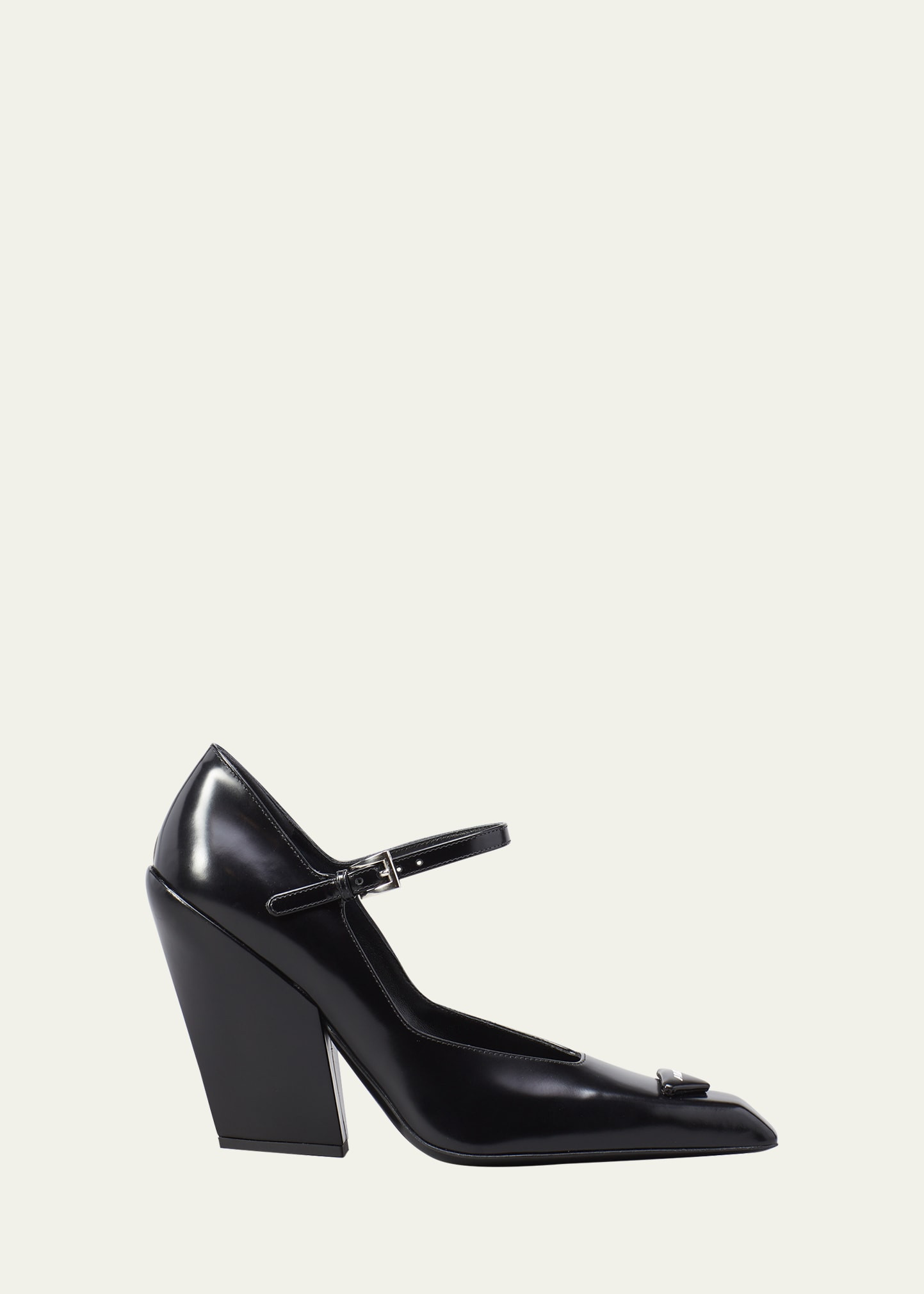 Prada Modellerie Leather Mary Jane Pumps | Bergdorf Goodman